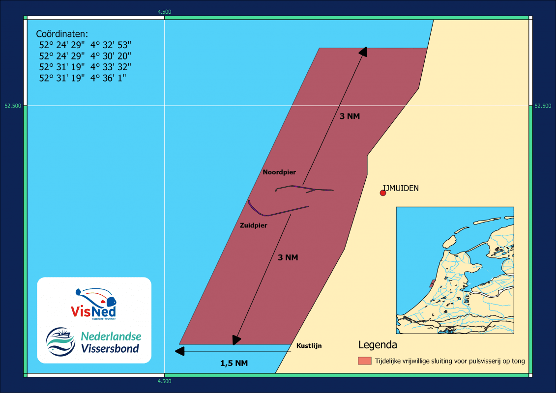 VisNed Vrijwillige puls platvis sluiting IJmuiden VisNed NVB 30 05 18