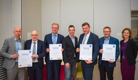 Officiële uitreiking MSC certificaat in Brussel